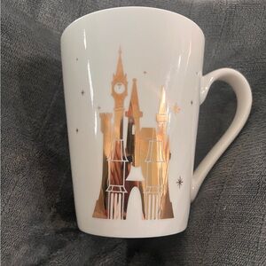 Disney Gold toned Cinderella’s Castle Ceramic Mug